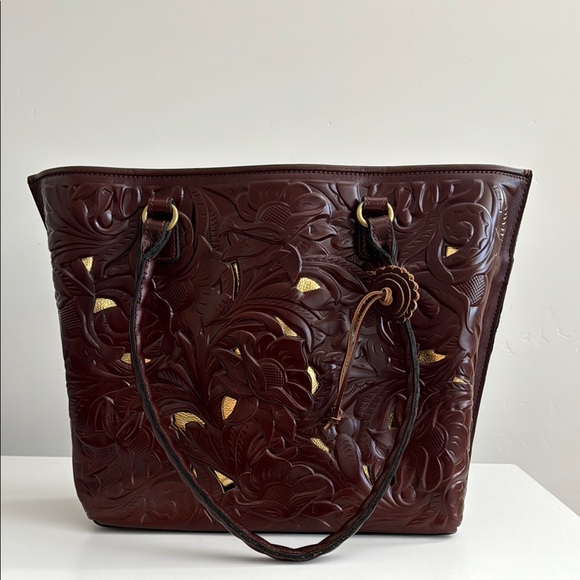 Patrica Nash Adeline Leather Tote Shoulder Bag